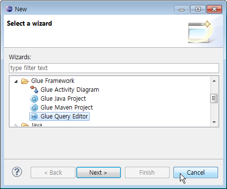 Glue Query Editor 생성 wizard